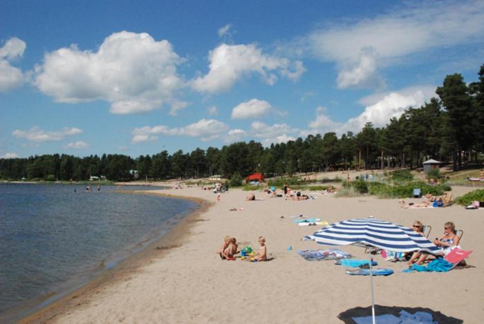 Hostel Hudiksvall Malnbaden Camping Exterior foto